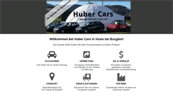 Desktop Screenshot of huber-cars.ch