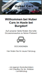 Mobile Screenshot of huber-cars.ch